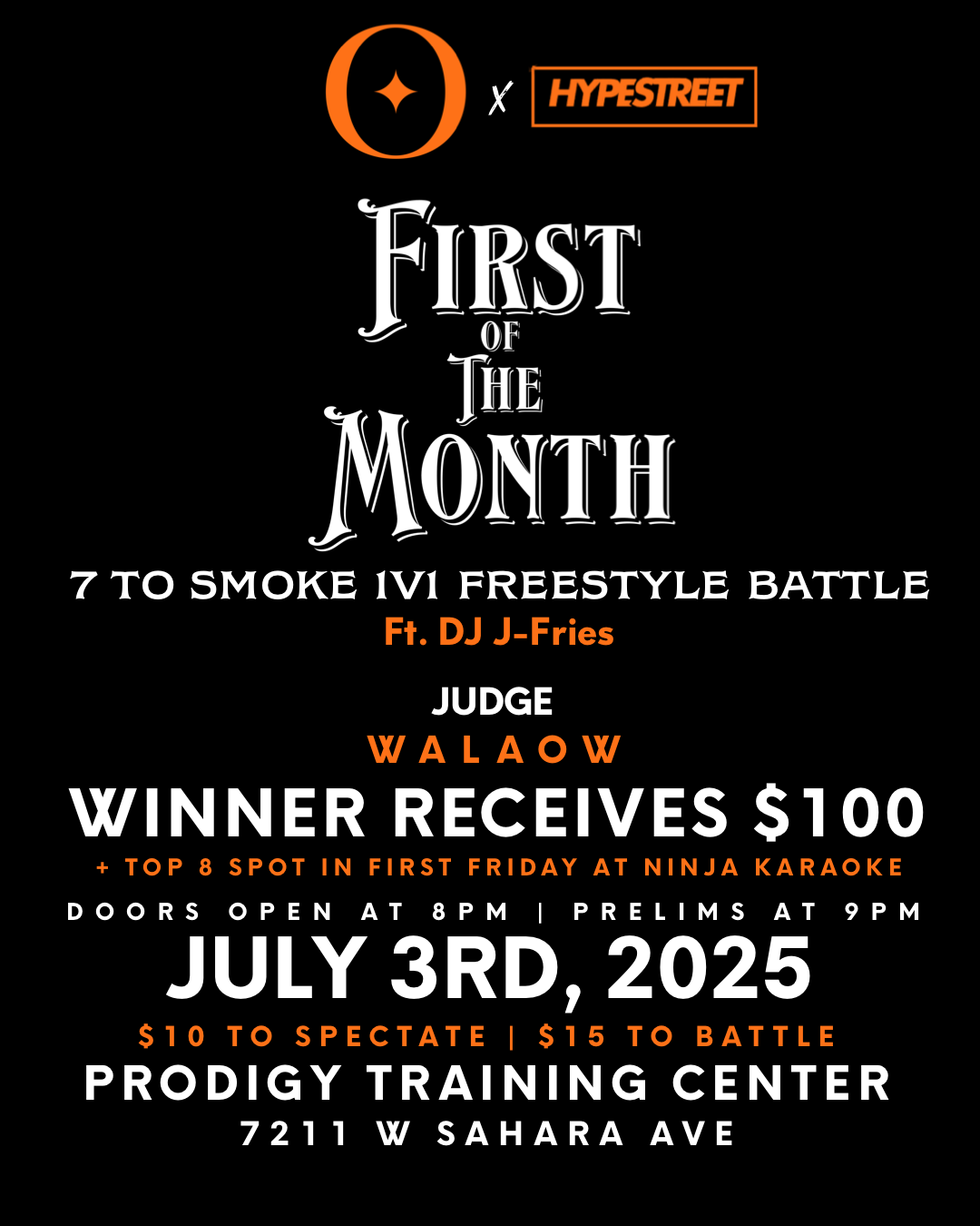 First of The Month - July (Ticket)