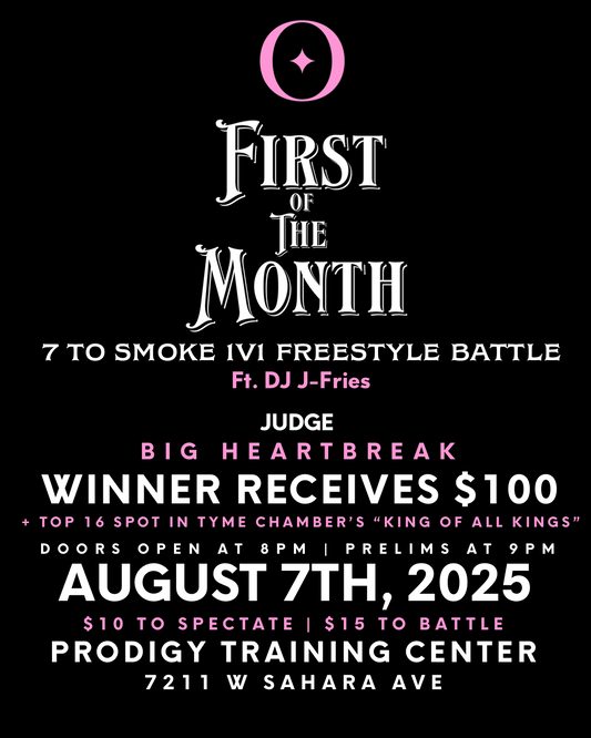 First of The Month - August (Ticket)